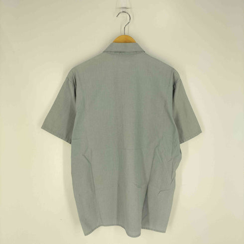 ベンデイビス BEN DAVIS 80S USA製 ハーフジップ S/S ワークシャツ メンズ import:M