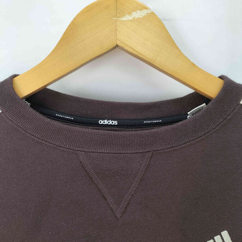 アディダス adidas エッセンシャルズ プラス スリーストライプス フレンチテリー クルーネックスウェットシャツ レディース import:S