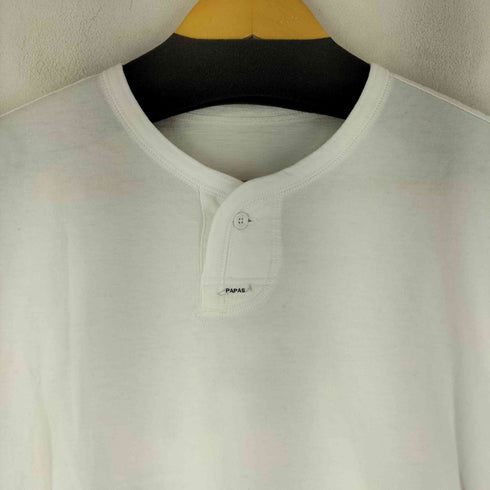 パパス papas サイ ショルダーロゴ Tシャツ メンズ