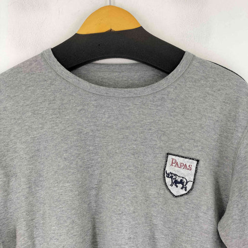 パパス papas サイ ロゴワッペン L/S Tシャツ メンズ JPN:M