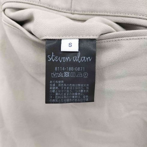 スティーブンアラン Steven Alan P/R/PU OX 2PLEATED PANTS-BOLDパンツ メンズ S
