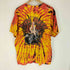 ギルダン GILDAN ヘビーコットン タイダイ染め バイクイベント 両面プリント クルーネック S/S Tシャツ メンズ import:XL