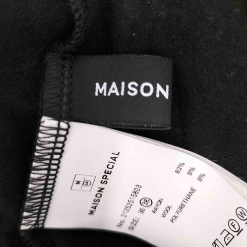 メゾンスペシャル MAISON SPECIAL Angle Wool Skirt Pants レディース JPN:38