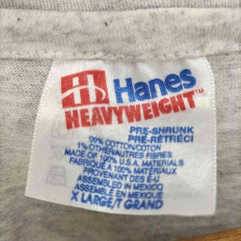 ヘインズ Hanes 90S USA製 プリント S/S クルーネック Tシャツ メンズ import:XL