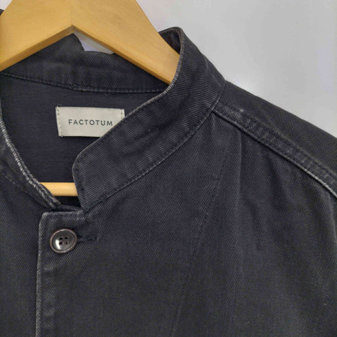 ファクトタム FACTOTUM スタンドカラー コットン デニムカバーオール メンズ JPN:48