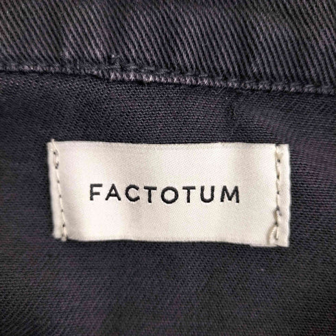 ファクトタム FACTOTUM スタンドカラー コットン デニムカバーオール メンズ JPN:48