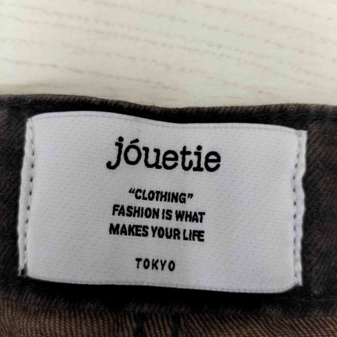 ジュエティ jouetie ジップスリットデニムハーフパンツ レディース JPN:M