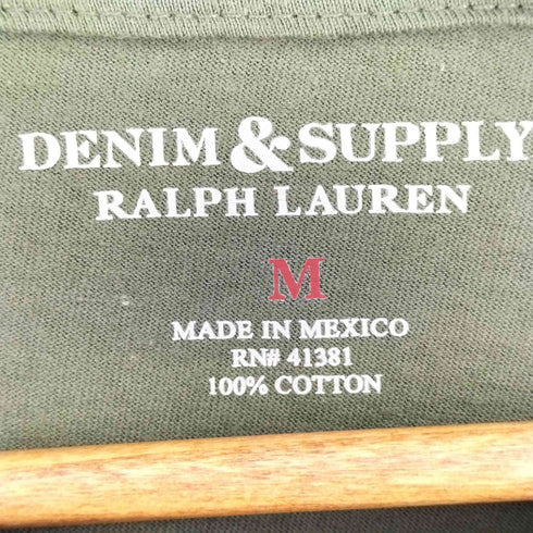 デニムアンドサプライ ラルフローレン DENIM & SUPPLY RALPH LAUREN イーグル柄 フロントプリント S/S Tシャツ メンズ JPN:M