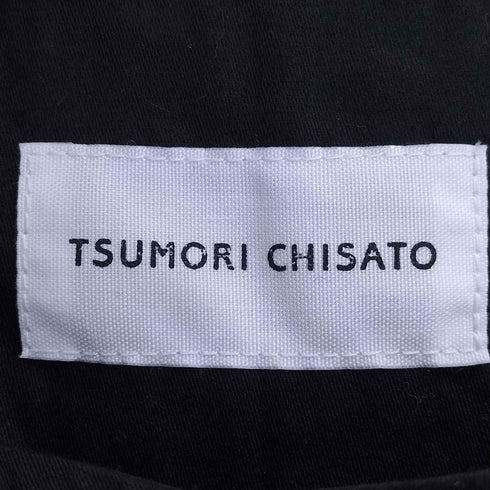 ツモリチサト TSUMORI CHISATO ショート丈 デザイン ノーカラージャケット レディース JPN:2