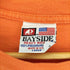 ベイサイド BAYSIDE 90S USA製 US労働組合 ワシ 鷲 アニマル エンブレム プリント L/S クルーネック Tシャツ メンズ import:L