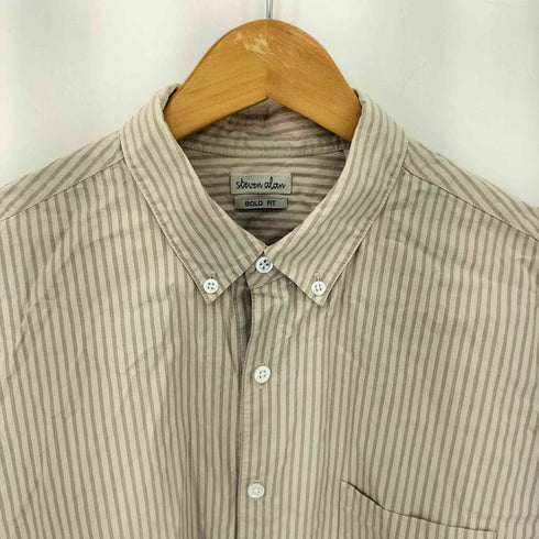 スティーブンアラン Steven Alan 40 CMPT SINGLE NEEDLE BOX SHIRT-BOLD シャツ メンズ M