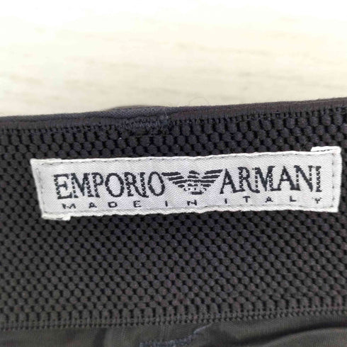 エンポリオアルマーニ EMPORIO ARMANI イタリア製 コットンポリストレートパンツ メンズ JPN:48