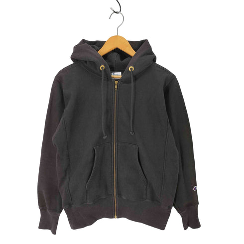チャンピオン Champion 復刻 単色タグ REVERSE WEAVE リバースウィーブ 目あり ジップアップ パーカー フーディー レディース import:M