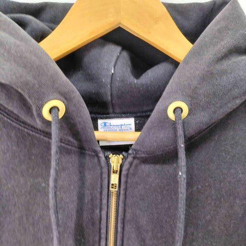 チャンピオン Champion 復刻 単色タグ REVERSE WEAVE リバースウィーブ 目あり ジップアップ パーカー フーディー レディース import:M