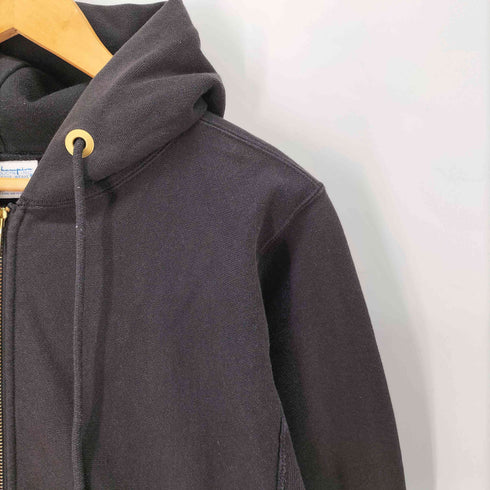 チャンピオン Champion 復刻 単色タグ REVERSE WEAVE リバースウィーブ 目あり ジップアップ パーカー フーディー レディース import:M