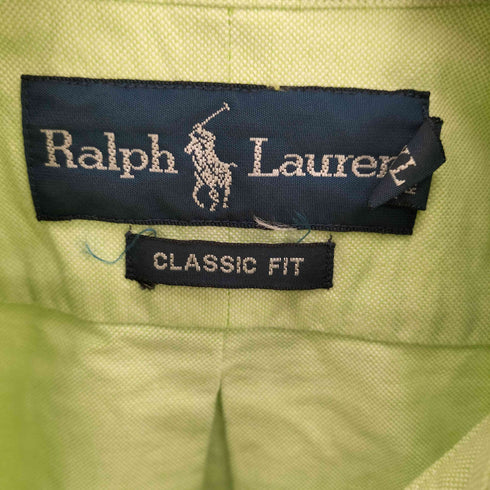 ラルフローレン RALPH LAUREN CLASSIC FIT ポニー刺繍 ボタンダウン S/S シャツ メンズ JPN:XL