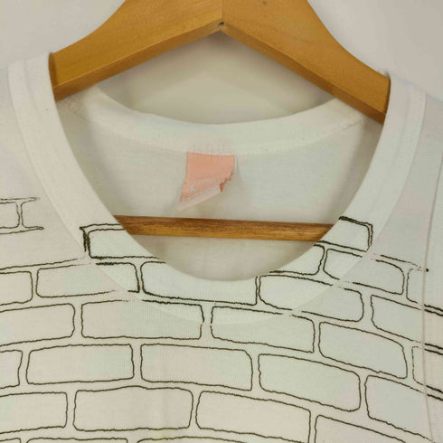 ステューシーウィメン Stussy Women USA製 レンガ模様 ロゴプリント タンクトップ レディース import:S