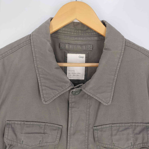 ギャップ Gap コットン ミリタリーサンプリング カバーオール メンズ import:L