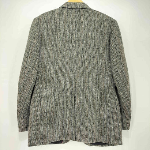 ケントアンドカーウェン KENT&CURWEN ヘリンボーン Harris Tweedウール 2Bテーラードジャケット メンズ