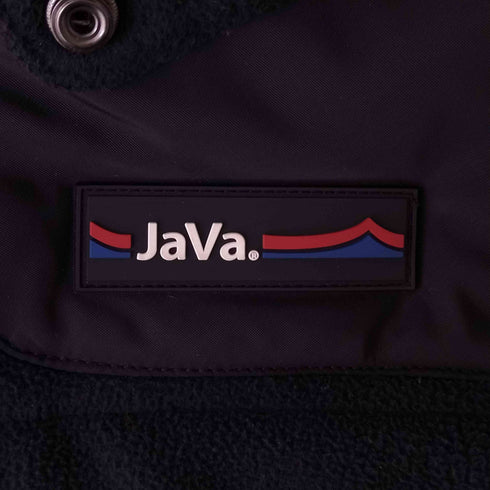 ジャバ JaVa フリース異素材ドッキングオーバーサイズ中綿アウター レディース JPN:L
