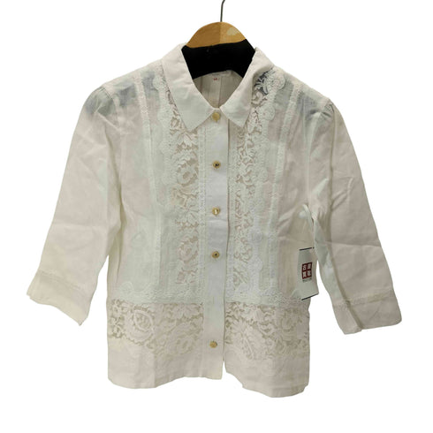 ROSSA シアー切替s/s シャツ レディース 42