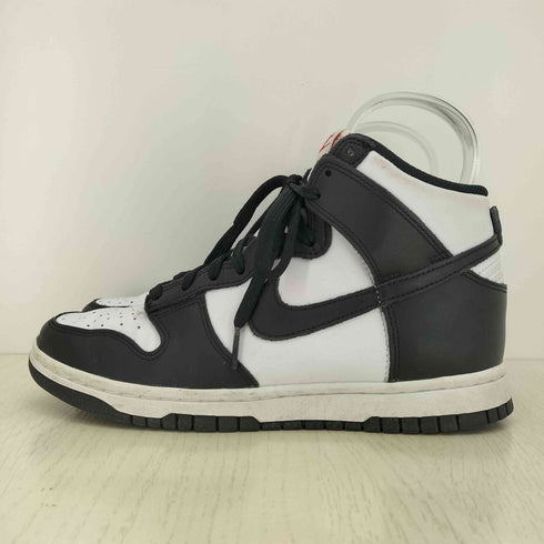 ナイキ NIKE Dunk High Black and White レディース JPN:24