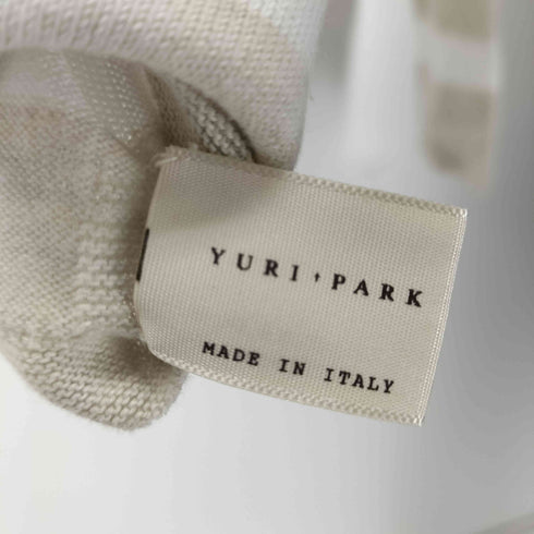 yuri park イタリア製 コットンボーダーニット レディース