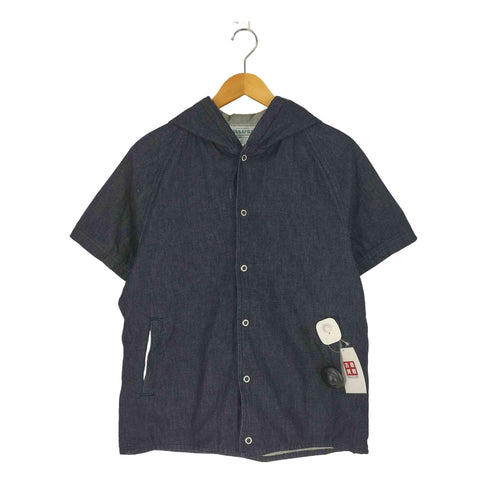 ササフラス SASSAFRAS SEED BOMB BUD JACKET 1/2 裏地キルティング フーデット半袖ジャケット メンズ JPN:S