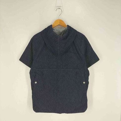 ササフラス SASSAFRAS SEED BOMB BUD JACKET 1/2 裏地キルティング フーデット半袖ジャケット メンズ JPN:S