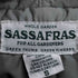 ササフラス SASSAFRAS SEED BOMB BUD JACKET 1/2 裏地キルティング フーデット半袖ジャケット メンズ JPN:S