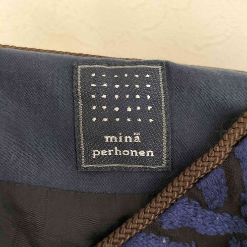 ミナペルホネン mina perhonen LAUNDRY log フレアスカート レディース 38