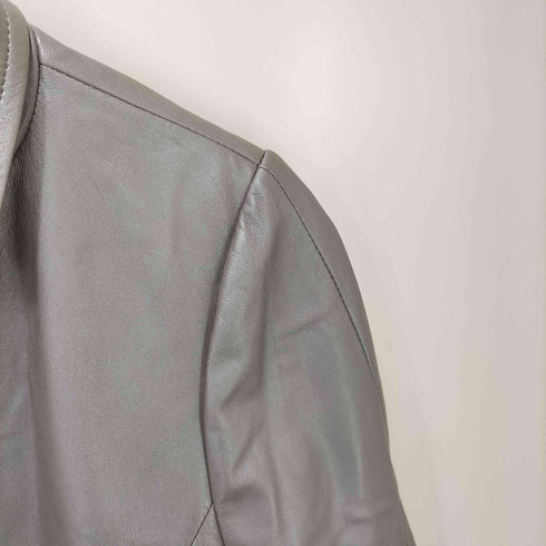 バルマンパリ BALMAIN PARIS 80S-90S ラムレザー ハーフコート レディース
