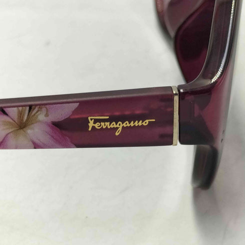 サルヴァトーレフェラガモ Salvatore Ferragamo イタリア製 レオパード 花柄 UVカット サングラス レディース