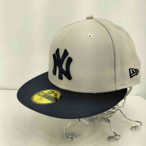 ニューエラ NEW ERA 59FIFTY ロゴ刺繍 6パネルベースボールキャップ メンズ 7 1/2