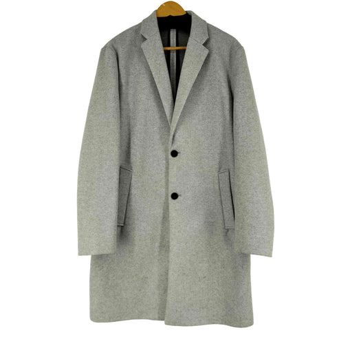 ザラ ZARA ポリ地 チェスターコート メンズ import:L