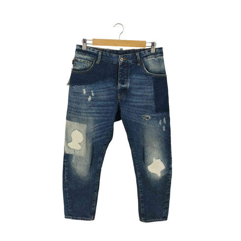 アルマーニジーンズ ARMANI JEANS ボタンフライ ダメージ加工 デニムパンツ メンズ US 30