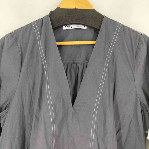 ザラ ZARA L/S デザインブラウス レディース import:L
