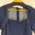 ザラ ZARA スクエアネックロングデニムワンピース レディース import:L