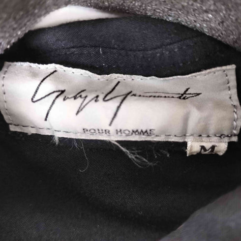 ヨウジヤマモトプールオム Yohji Yamamoto POUR HOMME プリーツスリーブロングシャツ メンズ JPN:M