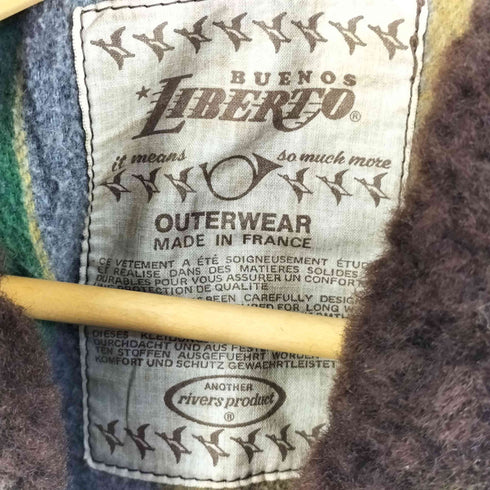 LIBERTO フランス製 レザー コート メンズ import:M