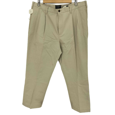 エディーバウアー Eddie Bauer 緑タグ STRAIGHT FIT 2タック テーパード チノパンツ メンズ W40 X L28
