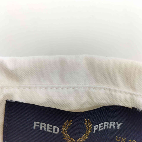 フレッドペリー FRED PERRY ワンポイントロゴ刺繍 S/S シャツ レディース UK:10