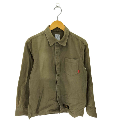 ダブルタップス WTAPS 無地 コットン ロングスリーブシャツ メンズ