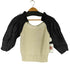 ザラ ZARA 異素材切替 S/S ニットブラウス レディース import:L
