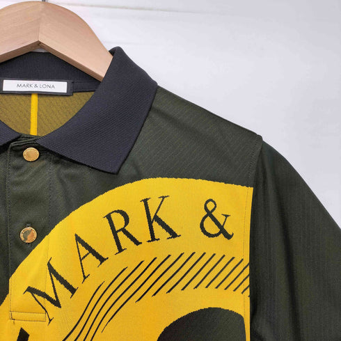 マークアンドロナ MARK&LONA Scope Polo スカル ロゴデザイン ポロシャツ メンズ JPN:44