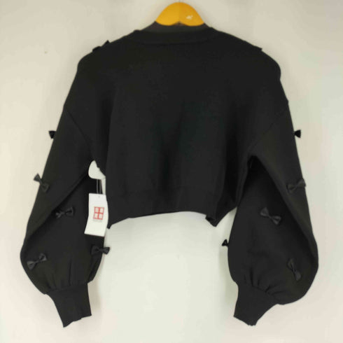 リボンデザイン L/S トップス レディース