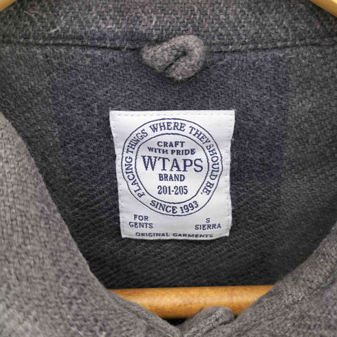 ダブルタップス WTAPS コットン ロングスリーブ チェックシャツ メンズ