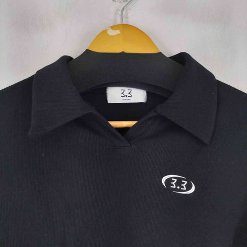 フロントロゴ S/S トップス Y2K レディース