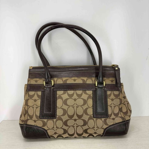 コーチ COACH シグネチャーターンロックハンドバッグ レディース