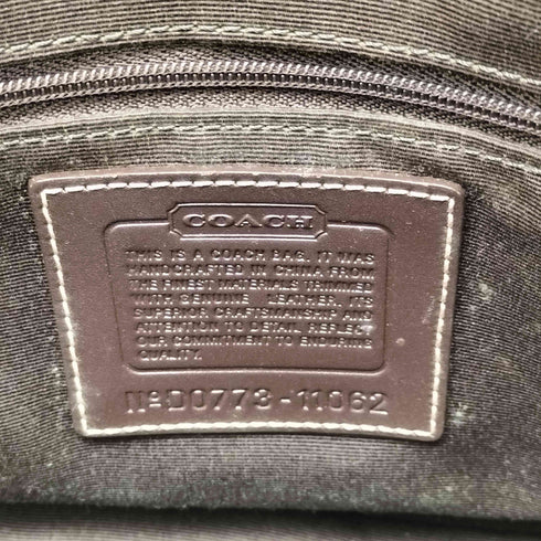 コーチ COACH シグネチャーターンロックハンドバッグ レディース